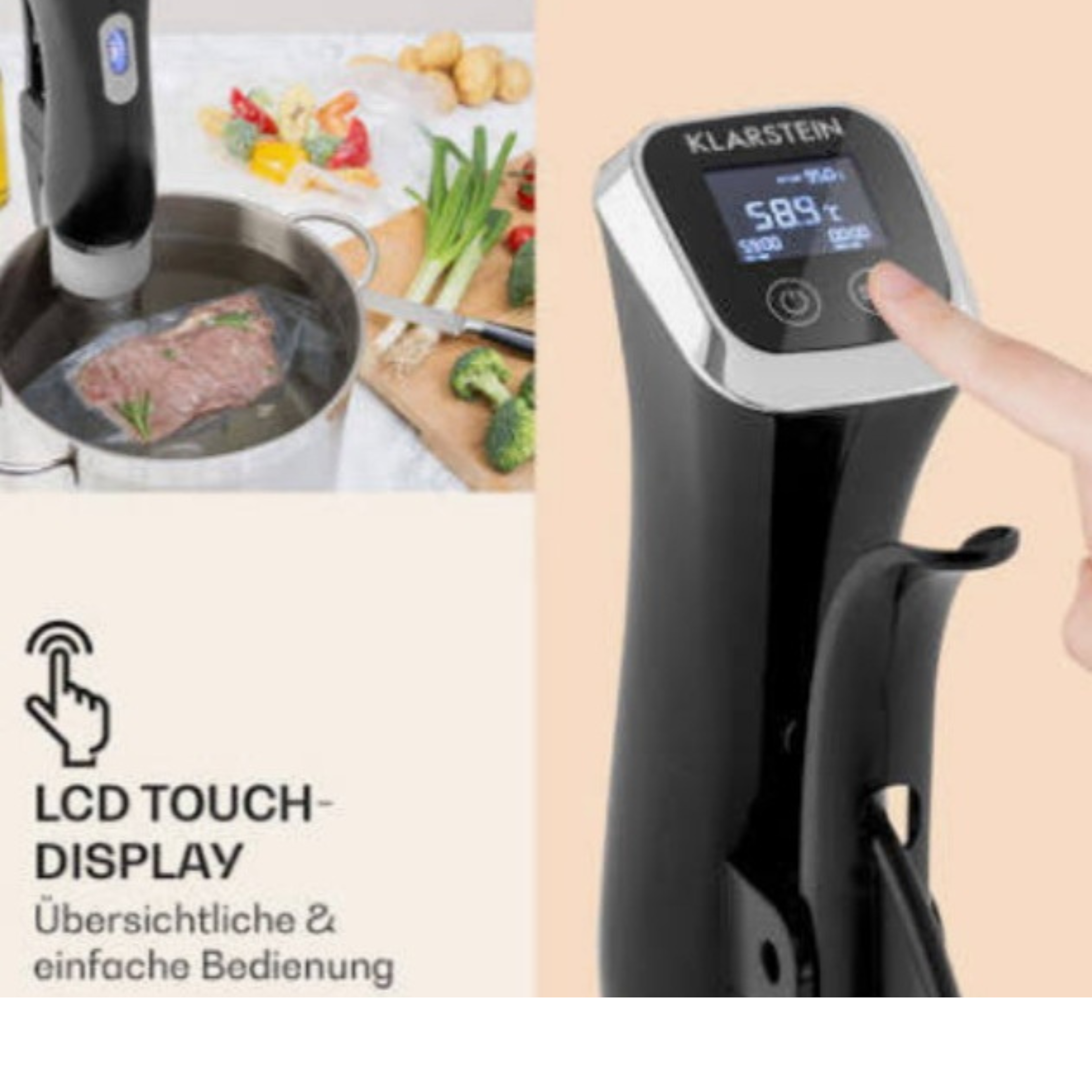 🌡️ Cuisson précise & contrôle