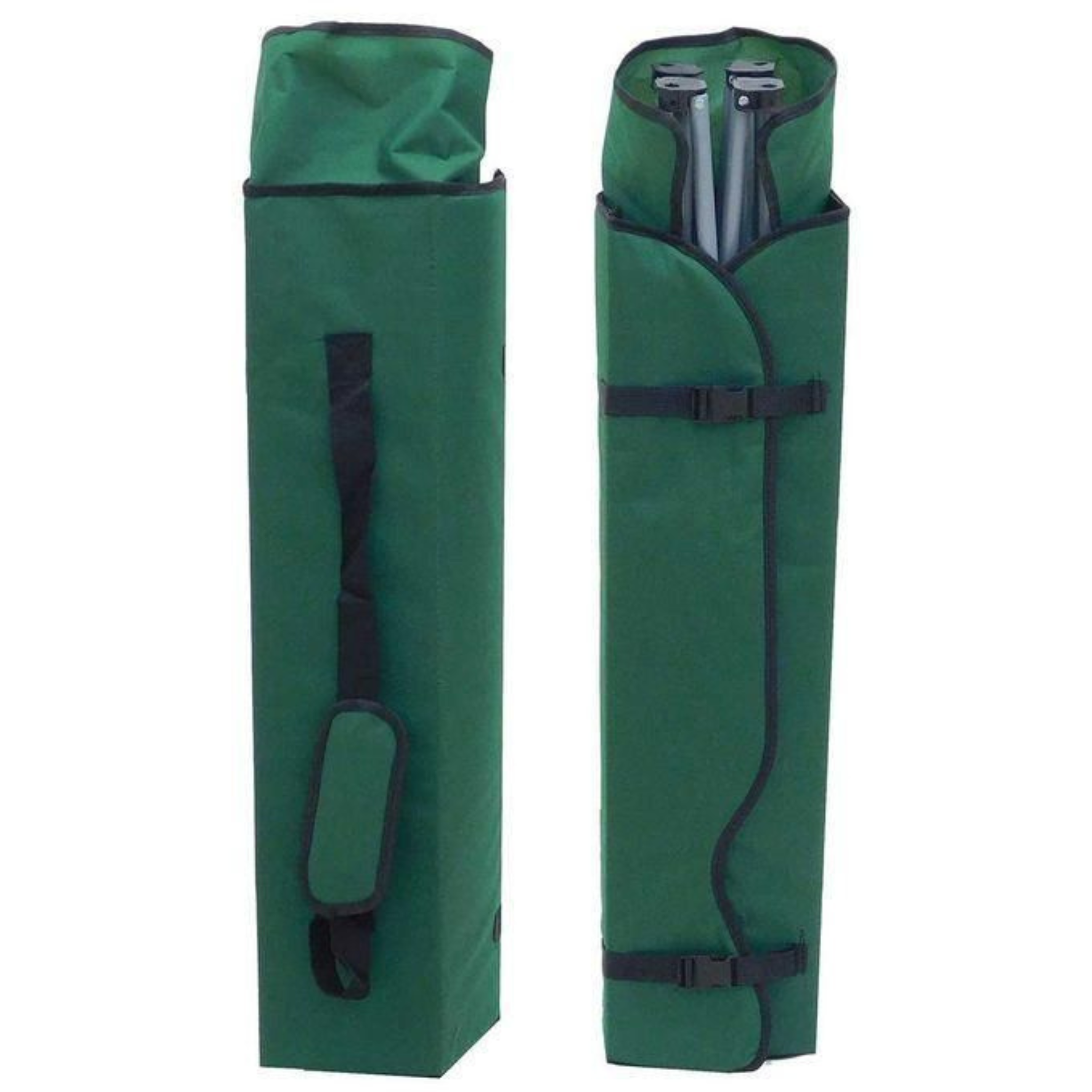 Chaise Pliante avec Parasol UPF 50+ | Confort Haut Dossier + Porte-Gobelet | 3 Coloris (Vert, Bleu, Rouge)