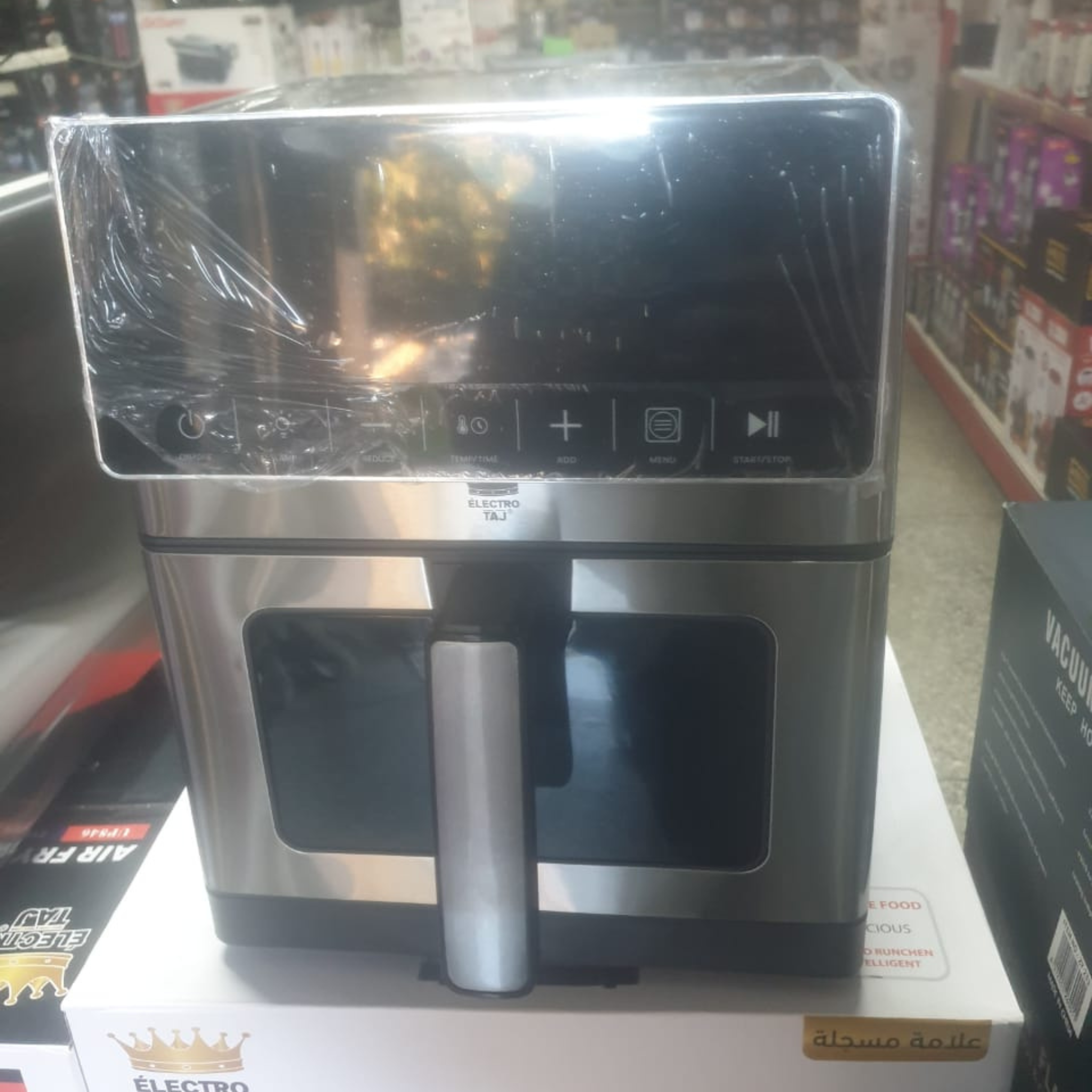 ELECTRO TAJ Air Fryer 8L – 2100W – Écran LED tactile – 12 programmes – Sans huile – Modèle RA886DSV