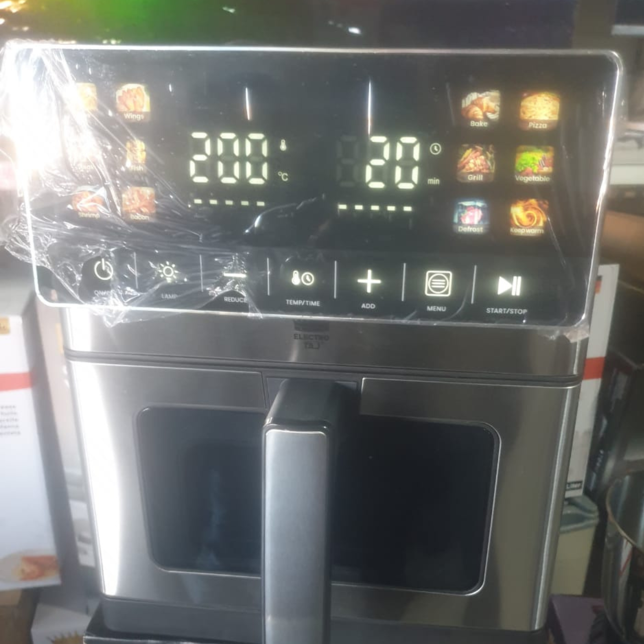 ELECTRO TAJ Air Fryer 8L – 2100W – Écran LED tactile – 12 programmes – Sans huile – Modèle RA886DSV