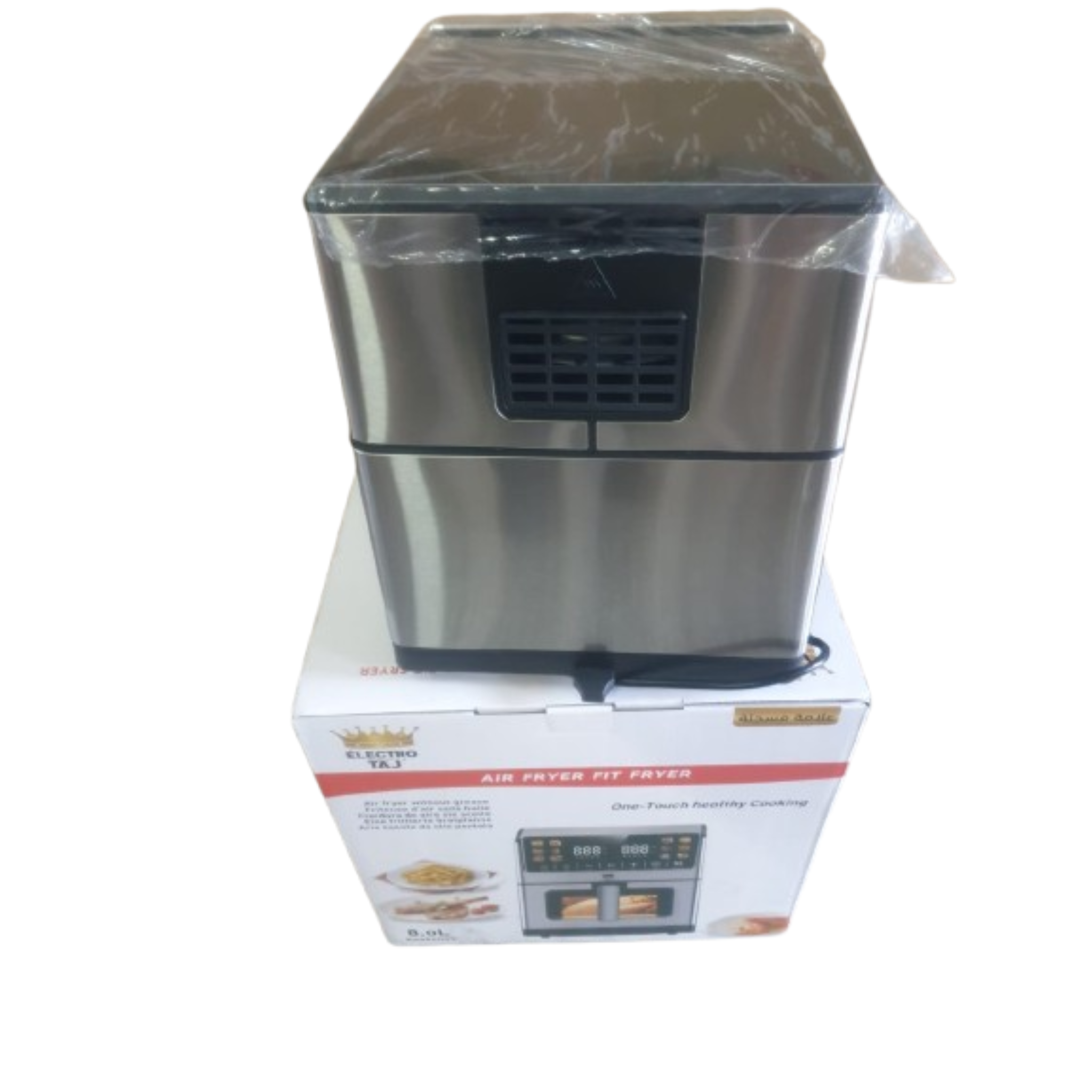 ELECTRO TAJ Air Fryer 8L – 2100W – Écran LED tactile – 12 programmes – Sans huile – Modèle RA886DSV