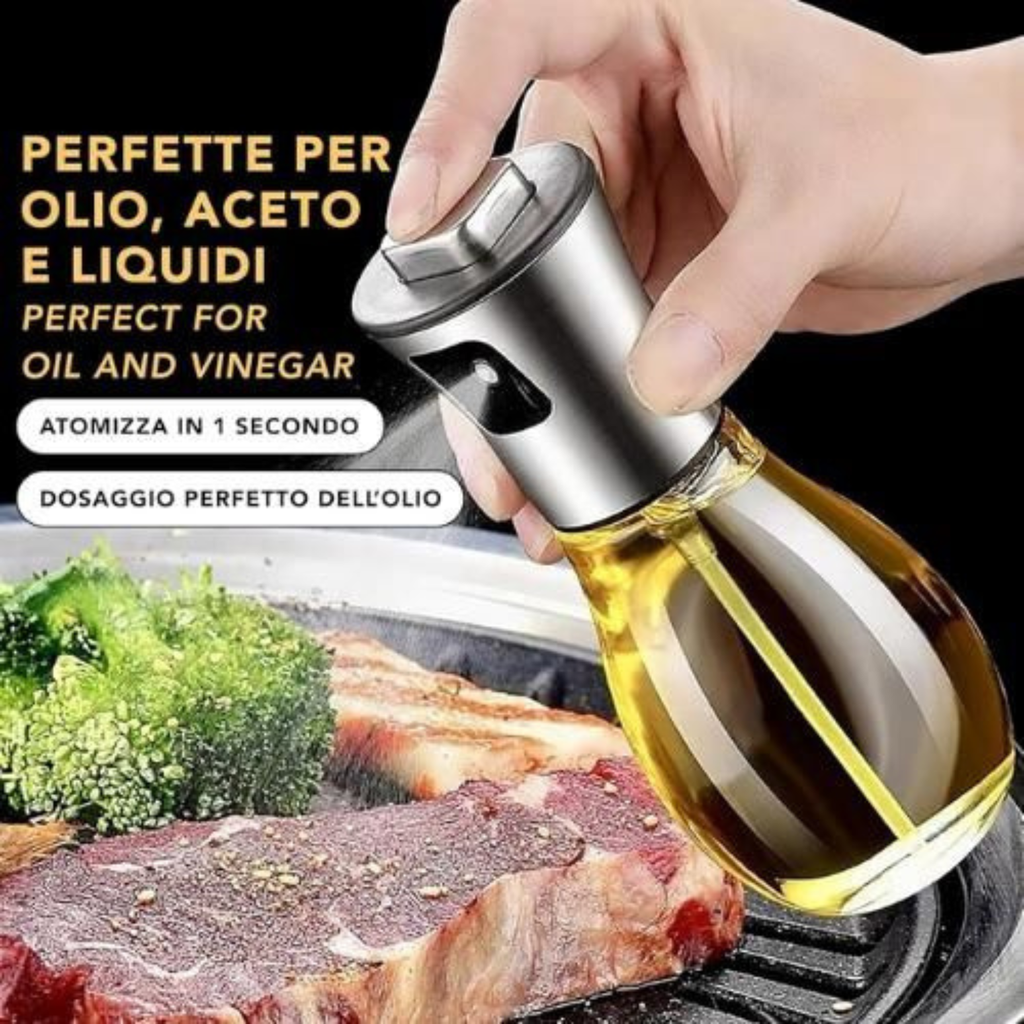 Lot de 2 Pulvérisateurs Huile (210 ml ou 170 ml) – Cuisine saine sans excès, Choix des tailles (Petit, Grand ou Mixte)
