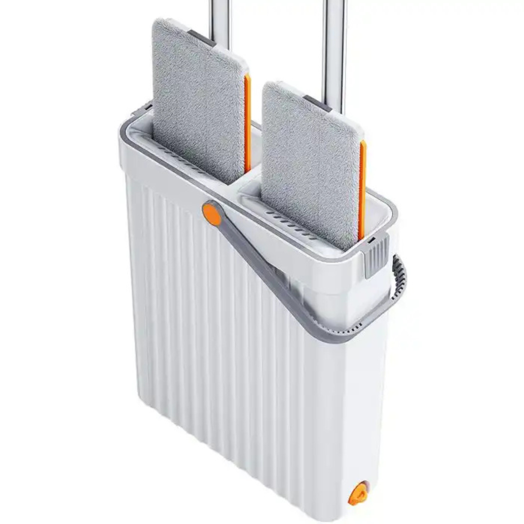 Nouveau Modèle – Balai Serpillère avec Seau d’Essorage + 7 Serpillères Lavables (Tous Sols)