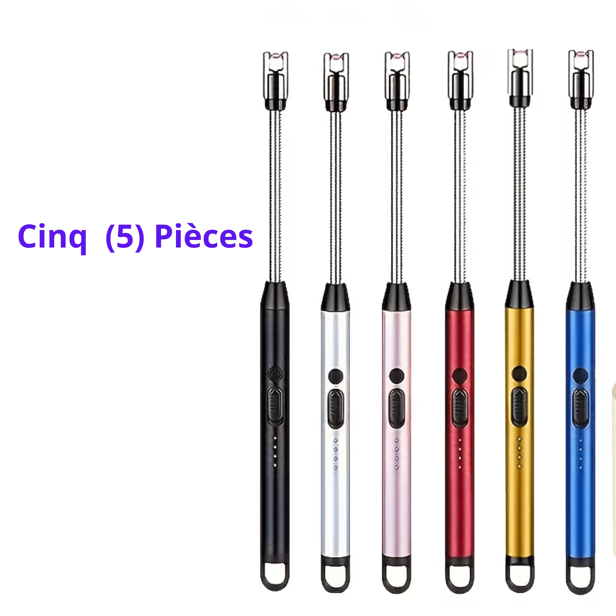 Briquet électrique rechargeable USB-C arc plasma avec LED
