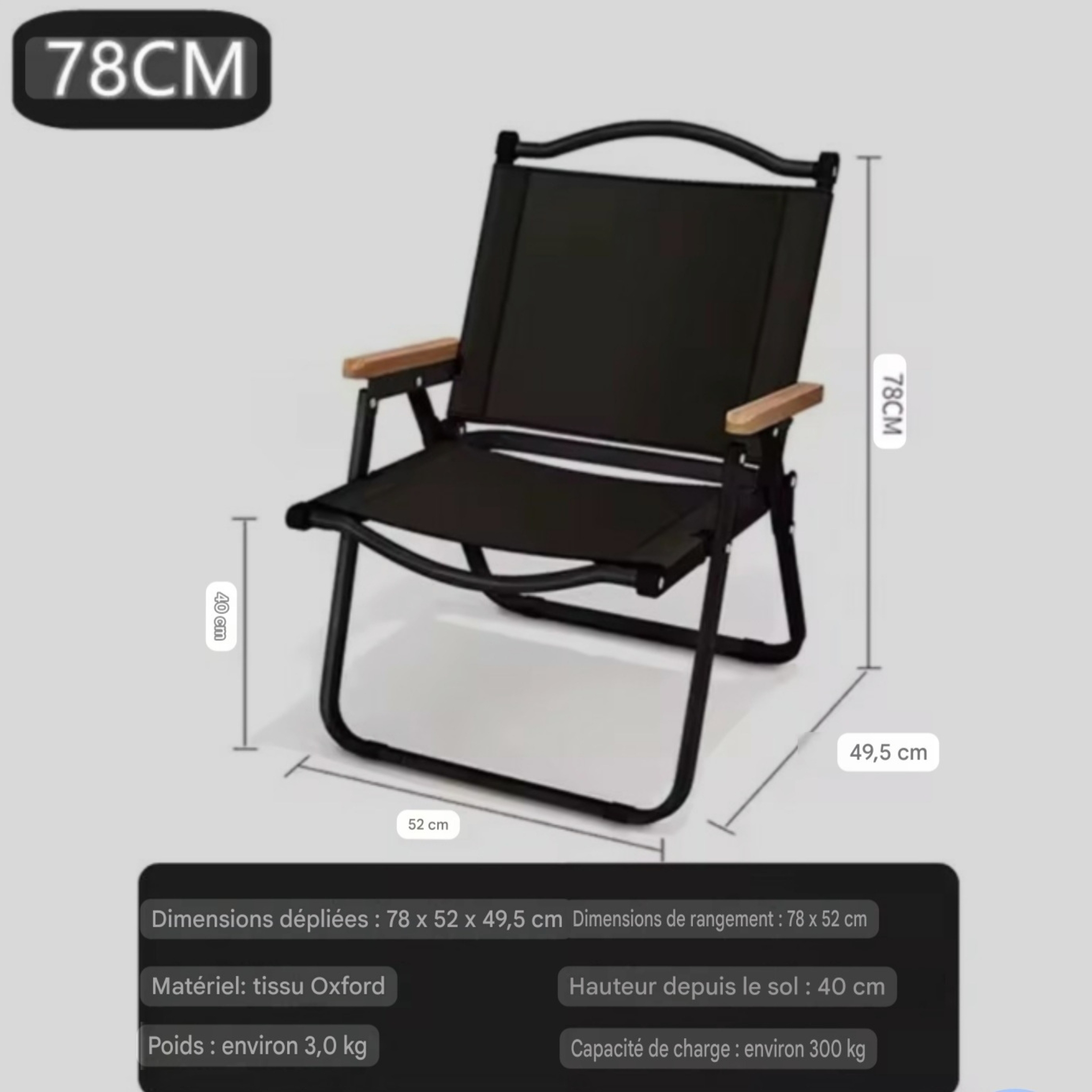 Chaise Pliable Ultralégère : Confort Absolute et Rapidité en 1 Seconde pour la Plage, le Camping et les Pique-niques