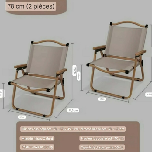 Chaise Pliable Ultralégère : Confort Absolute et Rapidité en 1 Seconde pour la Plage, le Camping et les Pique-niques
