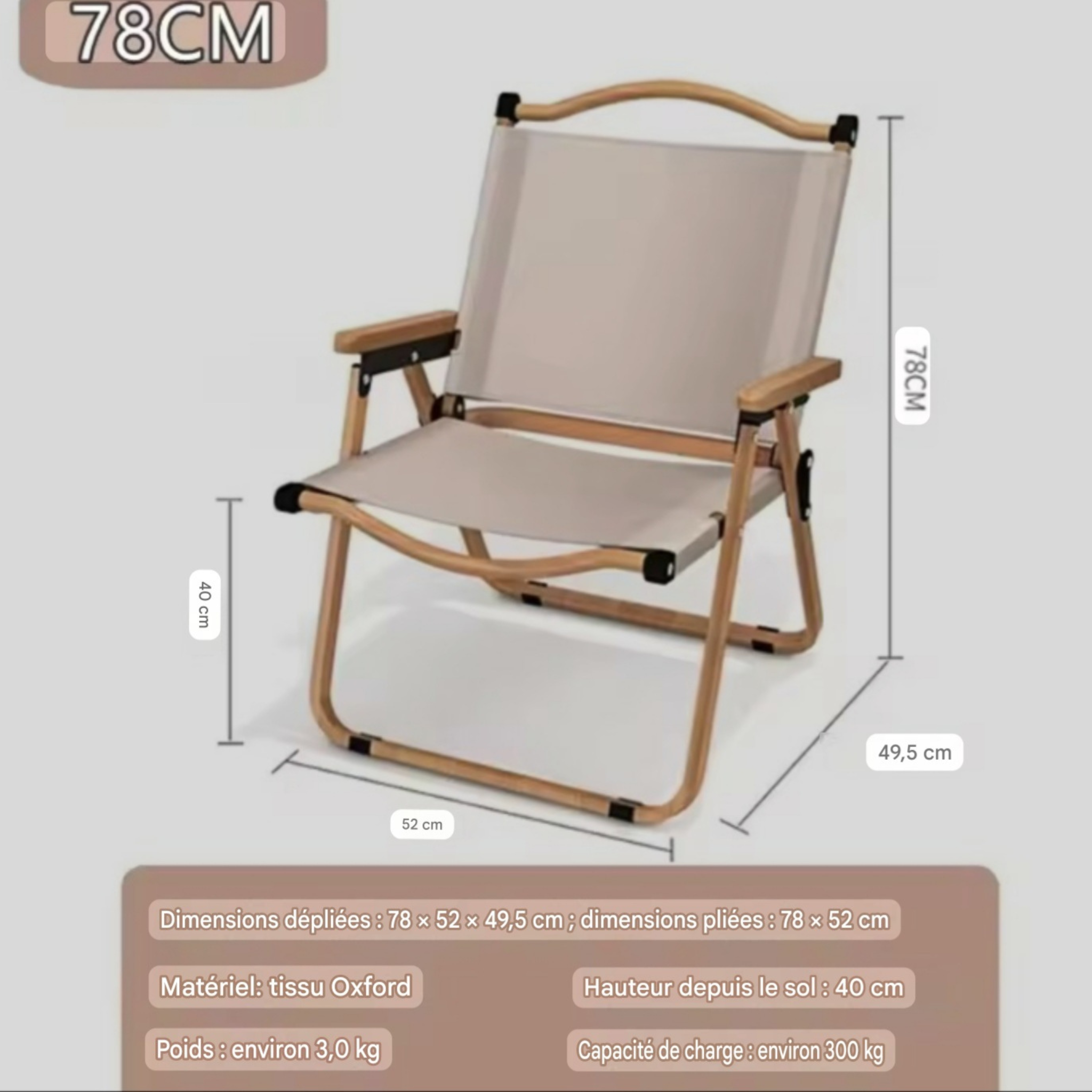 Chaise Pliable Ultralégère : Confort Absolute et Rapidité en 1 Seconde pour la Plage, le Camping et les Pique-niques