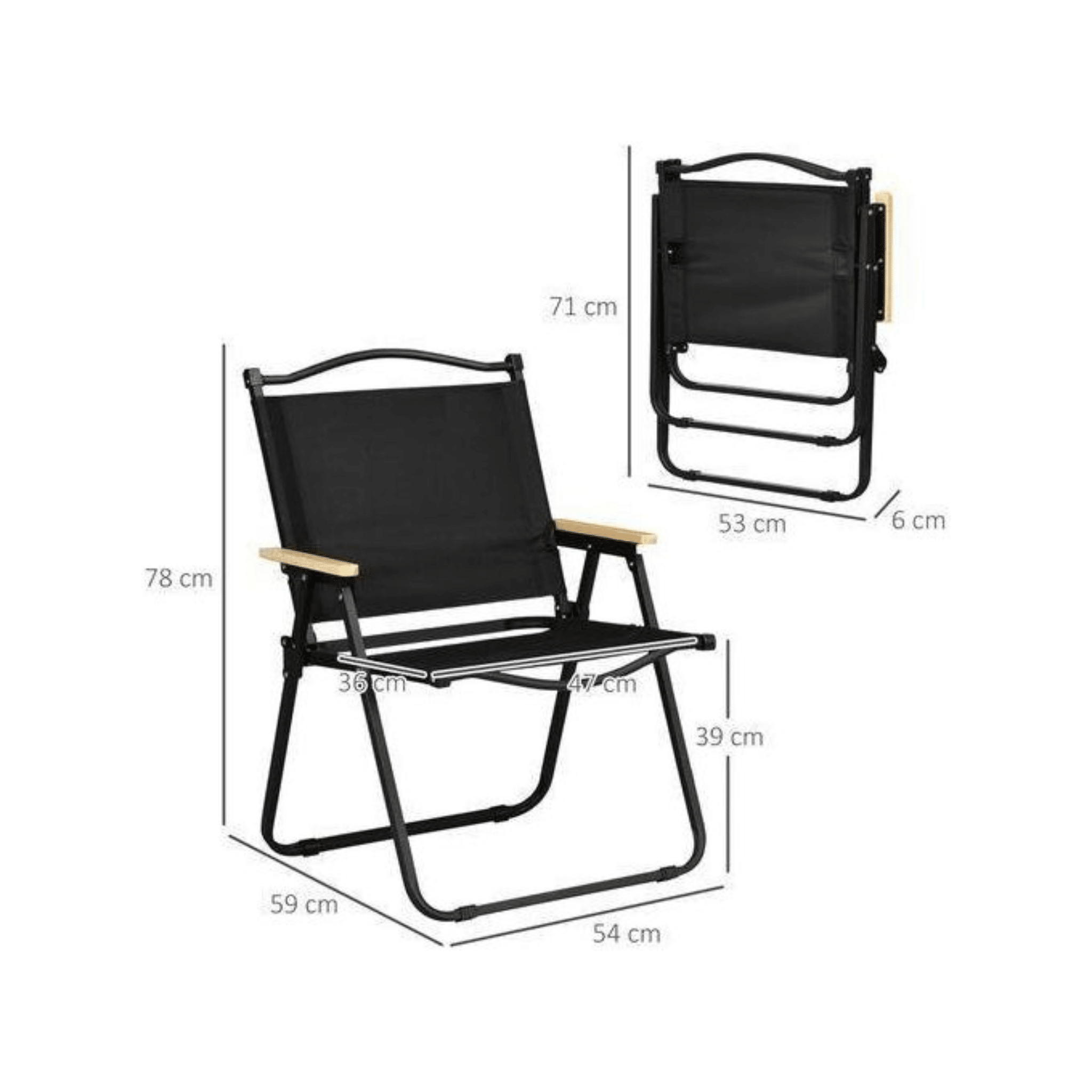 Chaise pliable ultralégère 1 seconde pour plage et camping