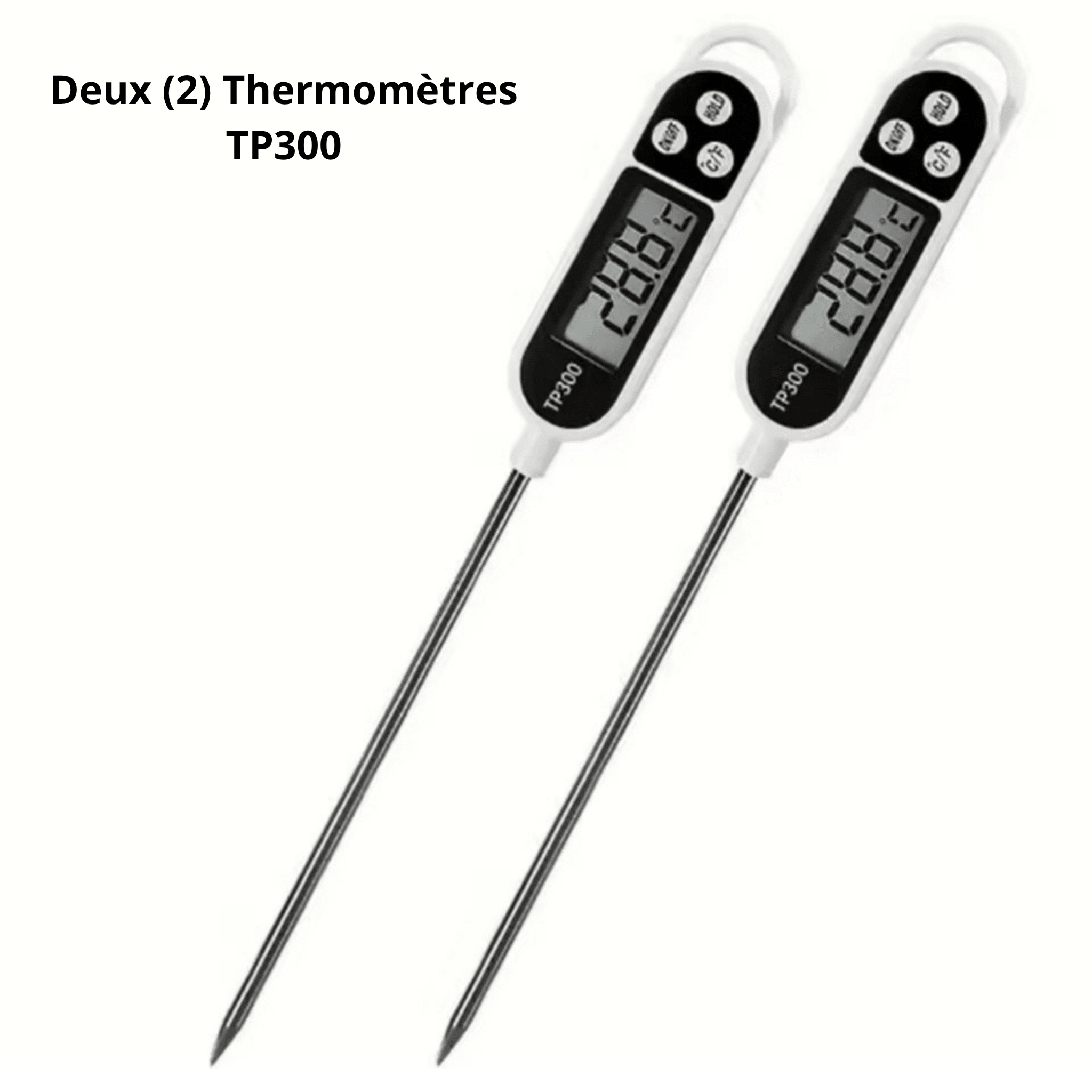 Thermomètre numérique TP300 pour cuisine, viande et BBQ